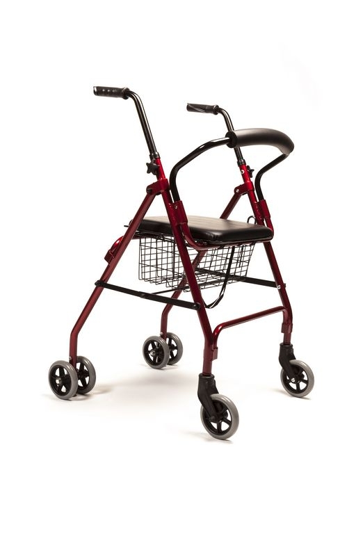 ANDADOR ROLLATOR con FRENO PUSH A221