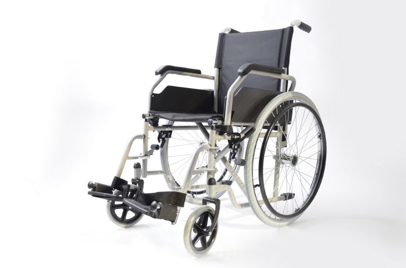 SILLA RUEDAS Gdes ACERO 200 46 cm