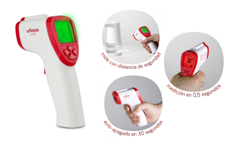 TERMOMETRO INFRARROJO UFESA IT 122