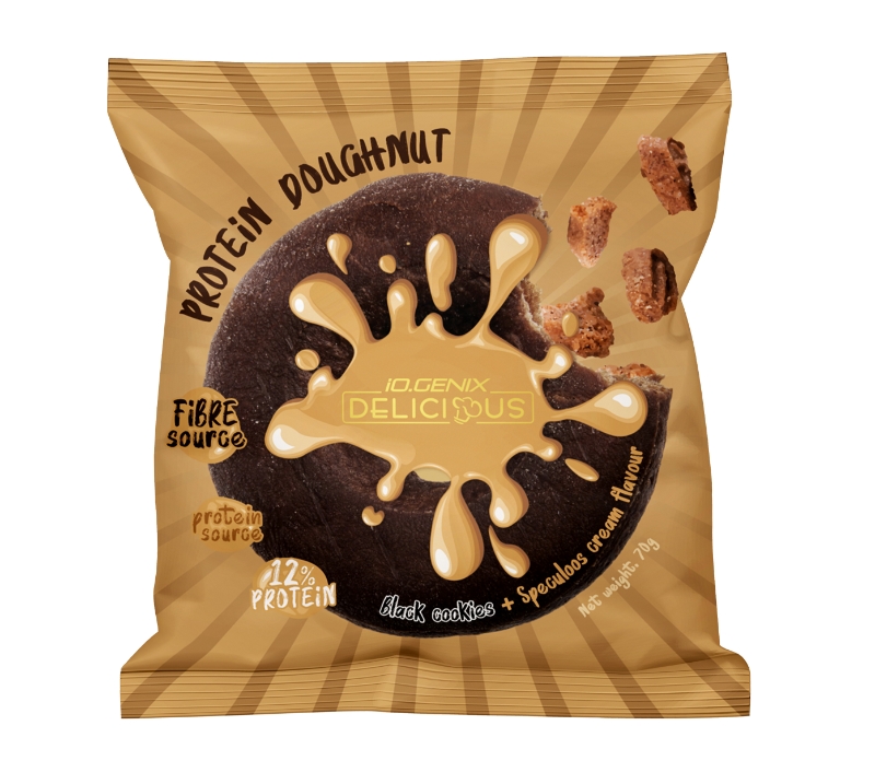 PROTEIN DOUGHNUT BLACK COOK SPECU CRE 15