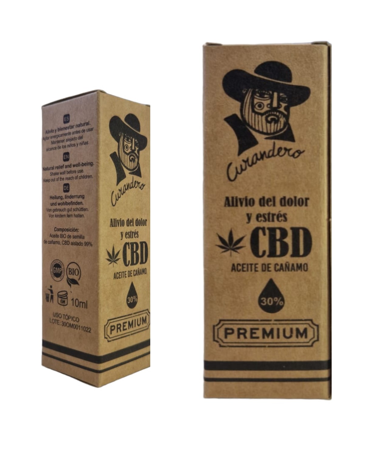 CURANDERO ACEITE 30% PREMIUM CBD 10 ml