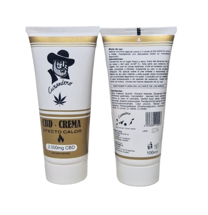 CURANDERO CREMA 2% CBD 100 ml