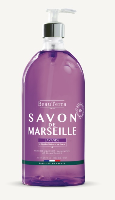 BEAUTERRA JABÓN MARSELLA LAVANDA 1L