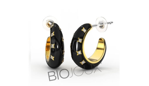 BIOJOUX BJT309 BERTHA NEGRO (2 pares)