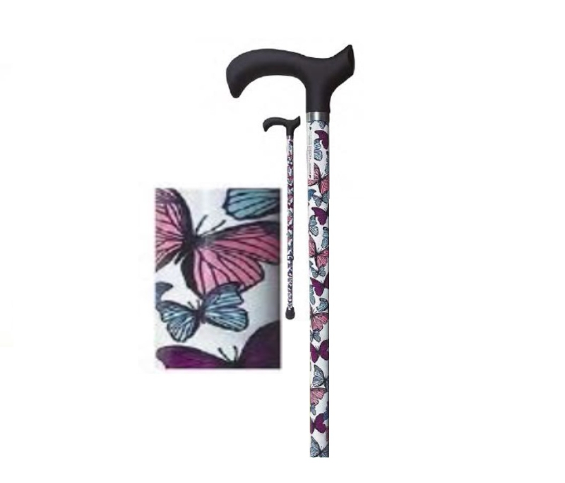 BASTON EXTESIBLE MARIPOSA PUÑO DERBY