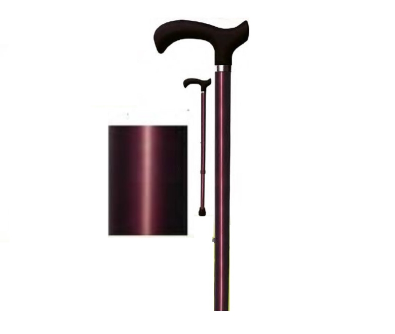 BASTON EXTESIBLE MARRON LISO PUÑO DERB