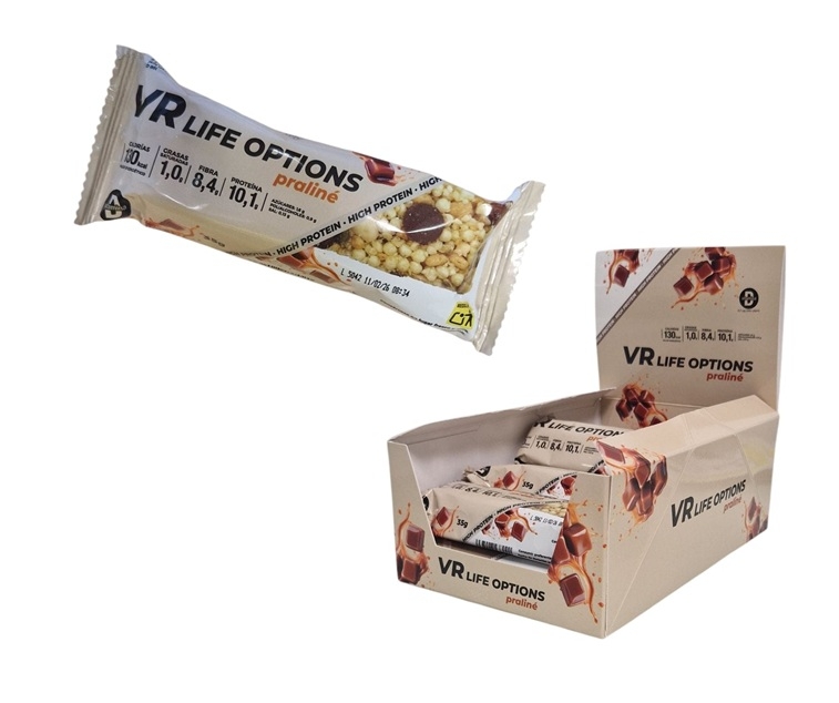 VR LIFE OPTIONS PRALINE BARRITAS 12 u