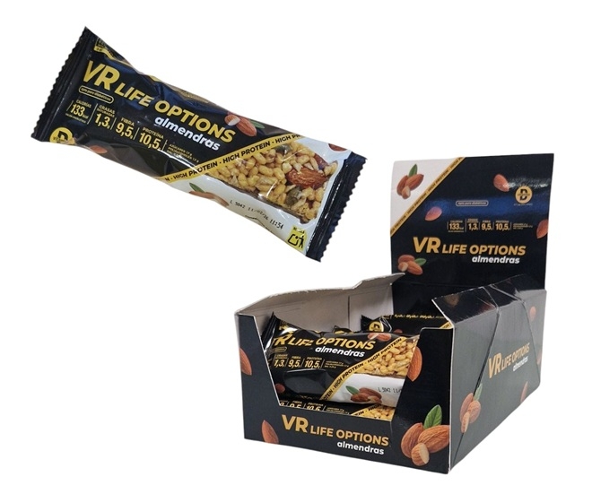 VR LIFE OPTIONS ALMENDRAS BARRITAS 16 u