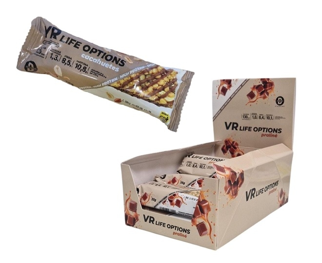 VR LIFE OPTIONS CACAHUETES BARRITAS 16 u