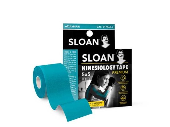 SLOAN KINESIOLOGY TAPE 5x5 AZUL