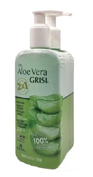 GEL PURO ALOE GRISI 250 ml Gde Pack 2x1